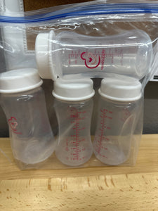 PUMPING MILK COLLECTION BOTTLES