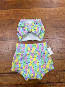 BOW & BUMMIE SET-0-3MO