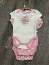 Load image into Gallery viewer, 3 PC ONESIE SET-0-3MO

