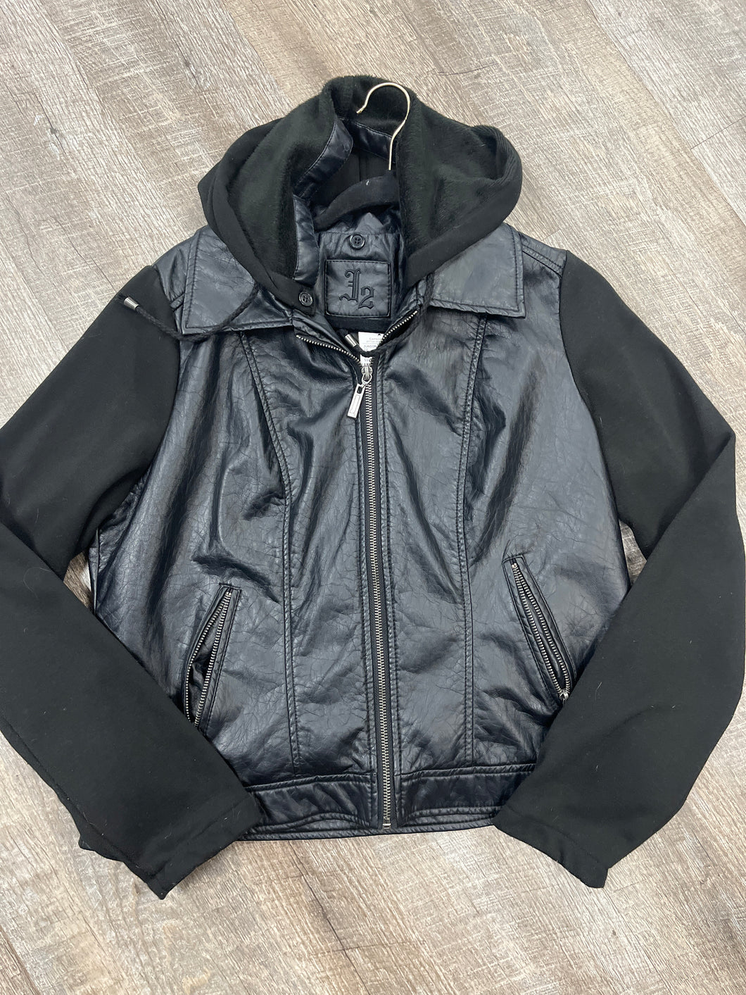 LEATHER JACKET-XL