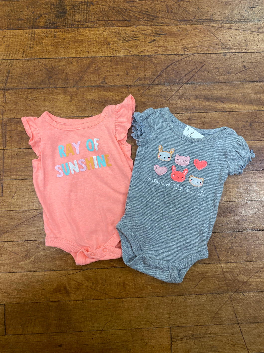 2 PC ONESIE SET-NB