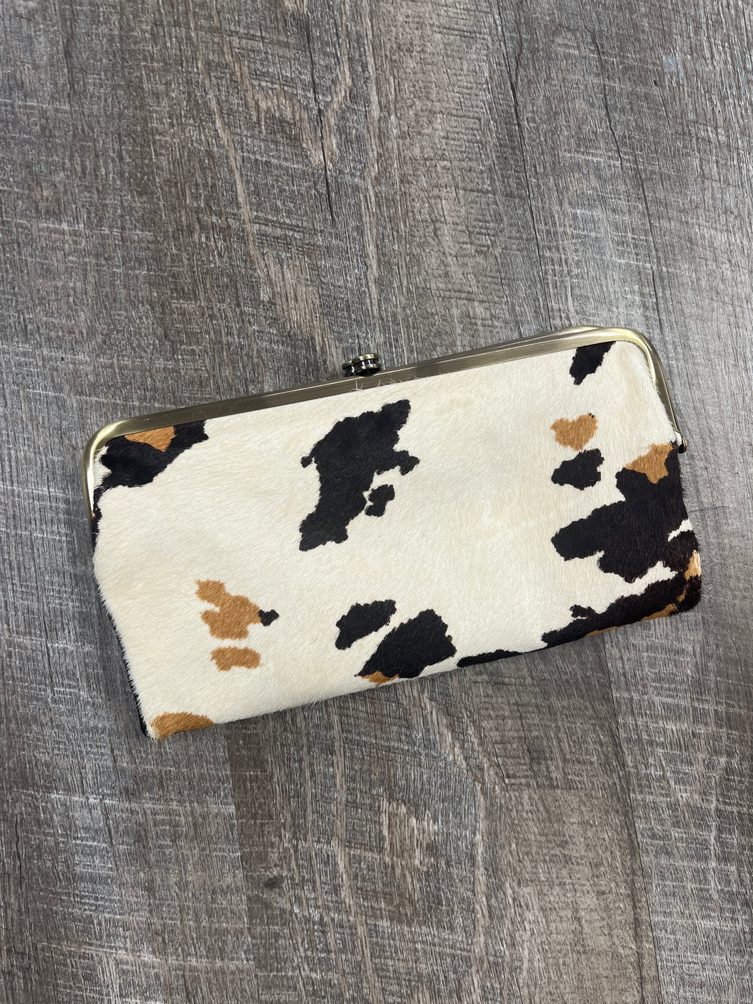 LAUREN CALFHAIR CLUTCH $228 RETAIL