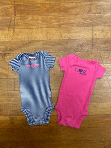 2 PC ONESIE SET-NB