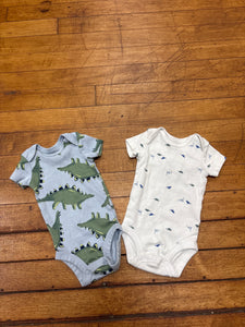2 PC ONESIE SET-NB