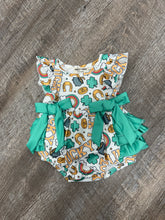 Load image into Gallery viewer, ST PATS RUFFLE ONESIE
