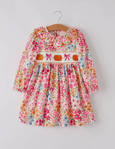 PUMPKIN BOW DRESS