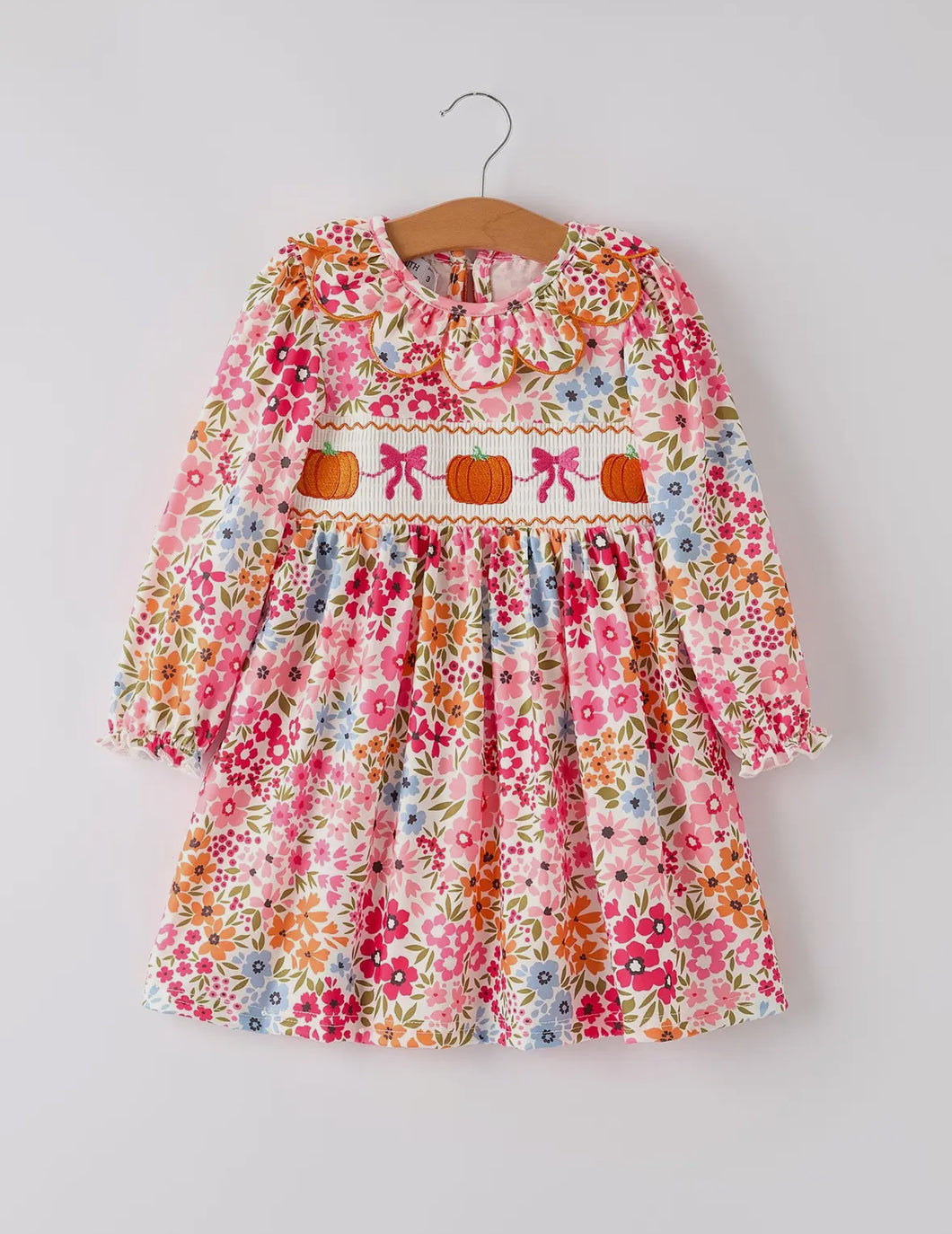 PUMPKIN BOW DRESS