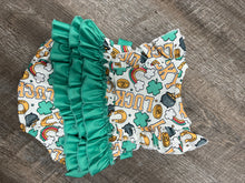 Load image into Gallery viewer, ST PATS RUFFLE ONESIE
