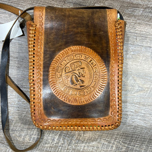 HAND TOOLED LEATHER CB
